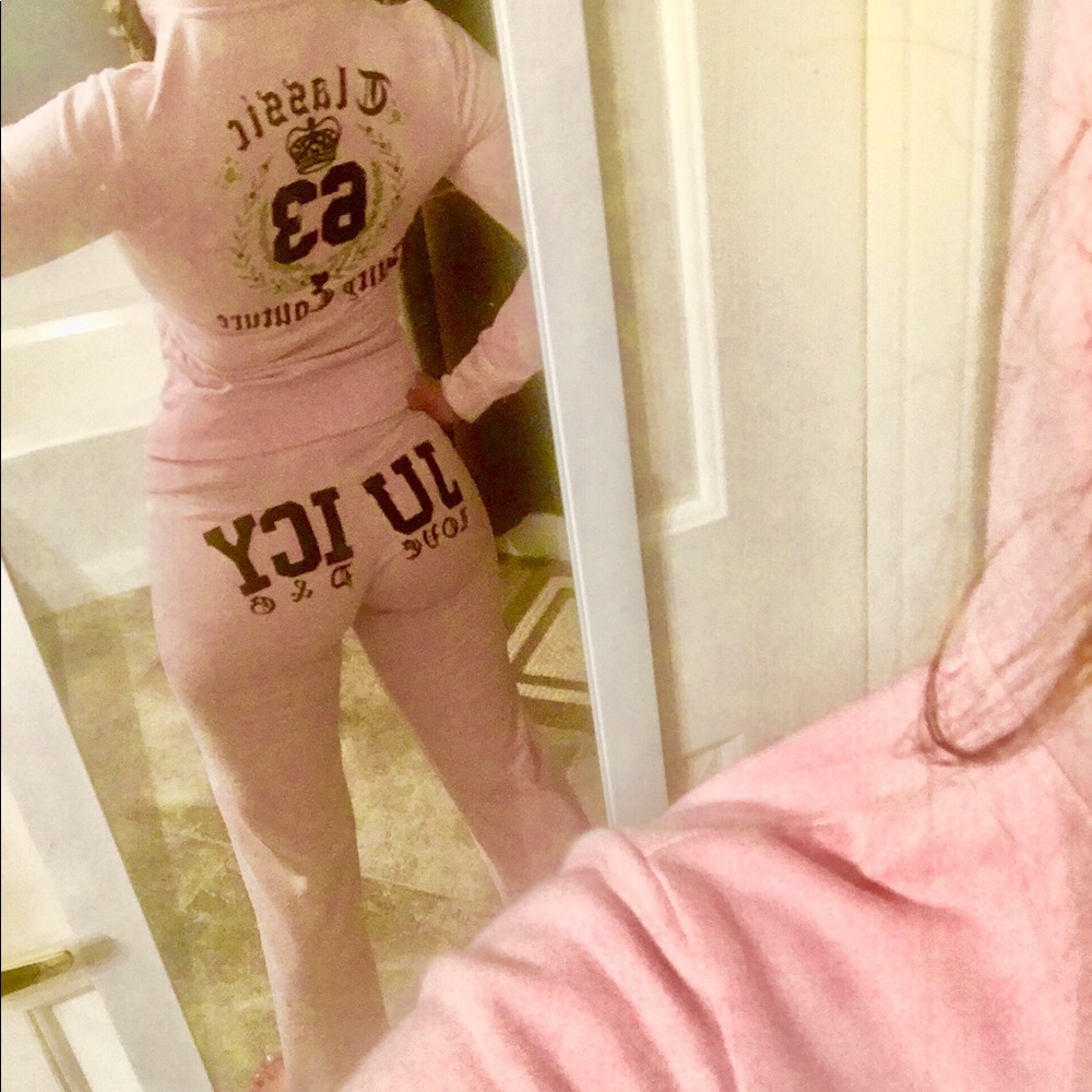 Juicy Couture sweats tracksuit hoodie & Pants Pink